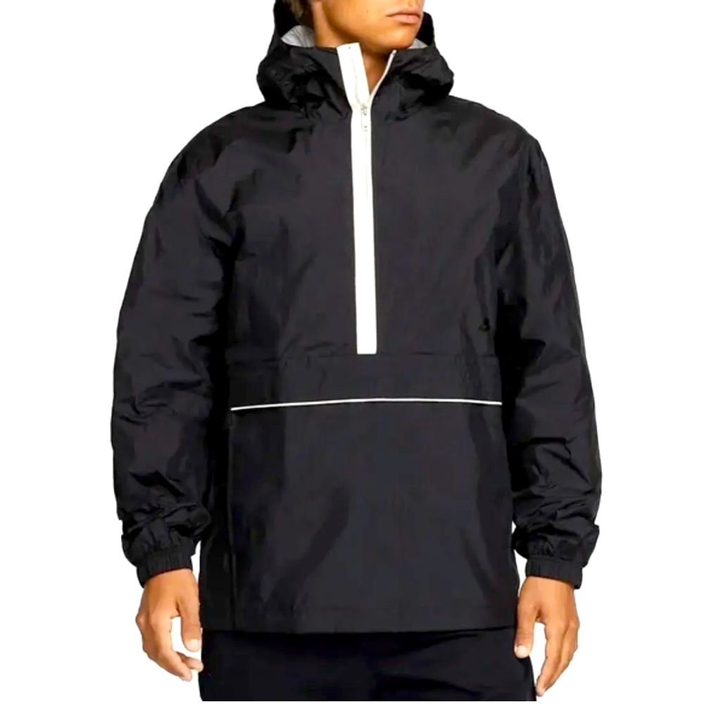 Nike Air Men’s 1/2 Zip Windbreaker Rain Hooded Jacket Size Small NWT